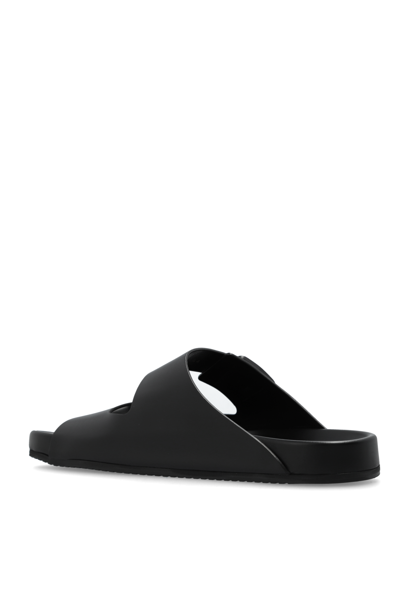 Black 'Sunday' Slides Balenciaga - SchaferandweinerShops HK